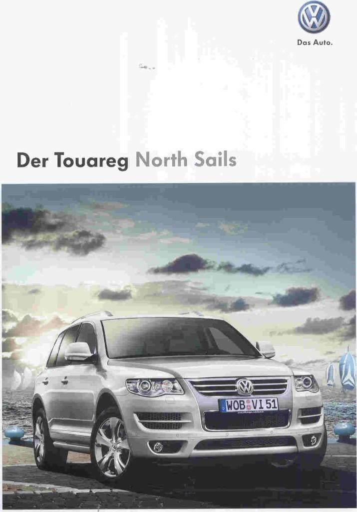 Volkswagen Touareg North Sails (nov. 2008) + bijlage, Ophalen of Verzenden, Nieuw, Volkswagen