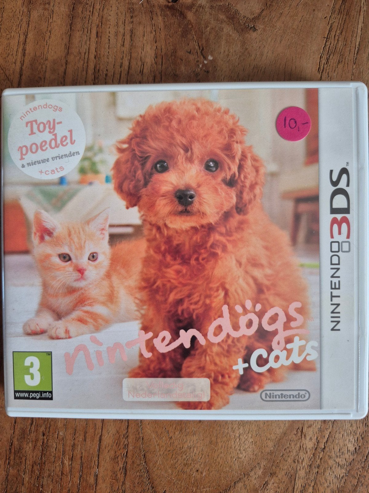 nintendogs + cats: Toy Poodle & New Friends, Spelcomputers en Games, 1 speler, Ophalen of Verzenden, Zo goed als nieuw, Vanaf 3 jaar