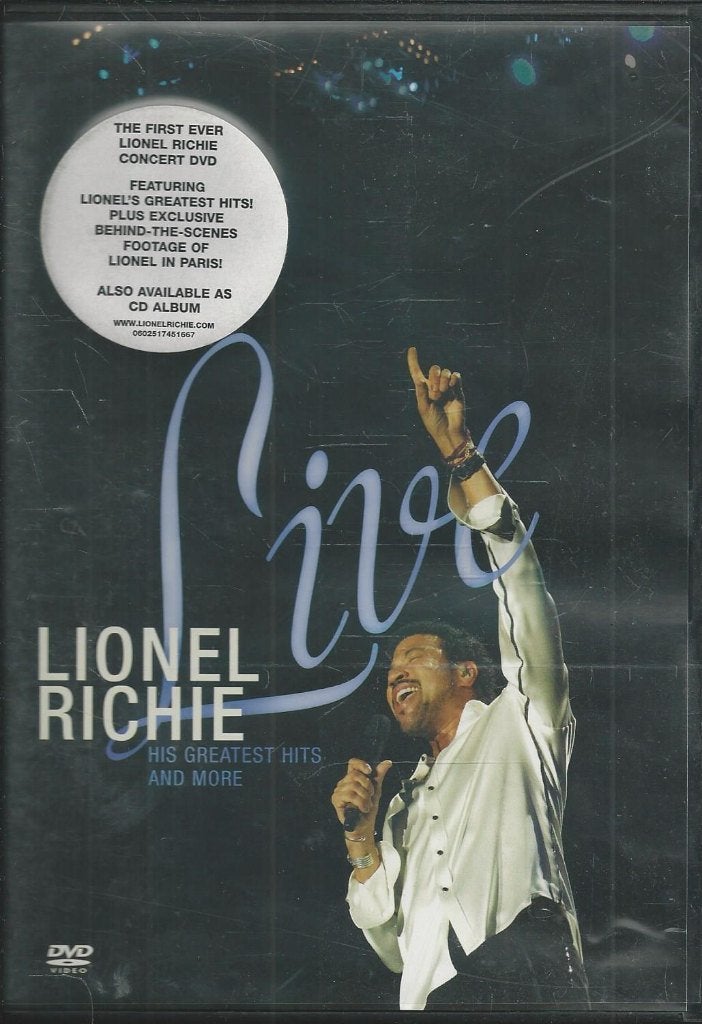 Lionel Richie - Live, his greatest hits and more, Alle leeftijden, Ophalen of Verzenden, Nieuw in verpakking, Concert