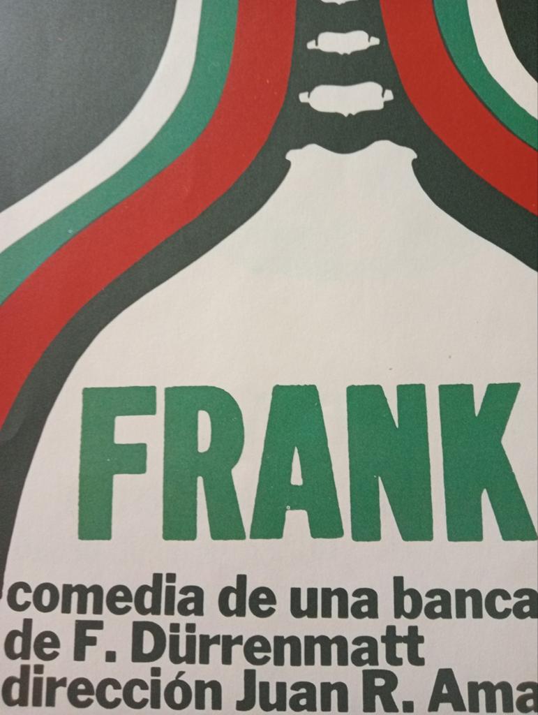 Frank V affiche Cuba 1970, Ophalen of Verzenden, Zo goed als nieuw, A1 t/m A3