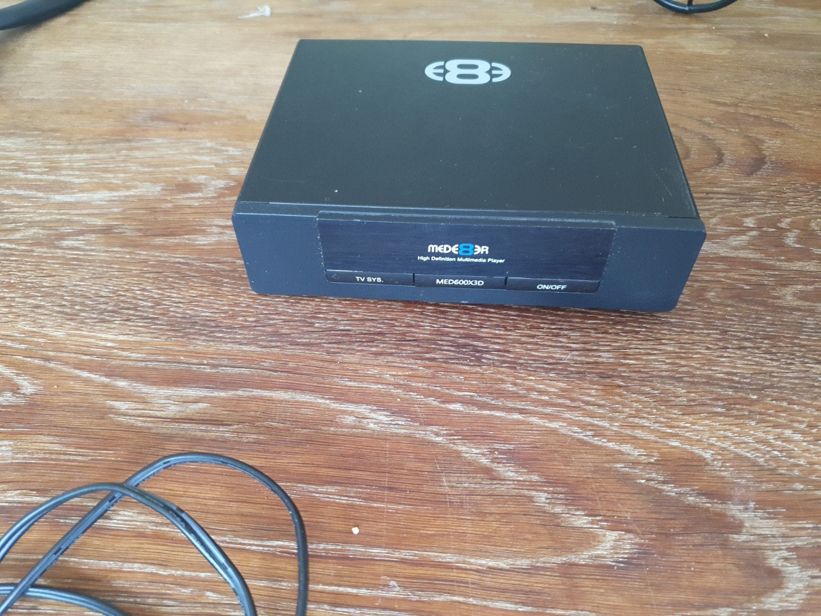 Mede8er med600x3d compleet, Ophalen of Verzenden, Gebruikt, HDMI, Zonder harde schijf