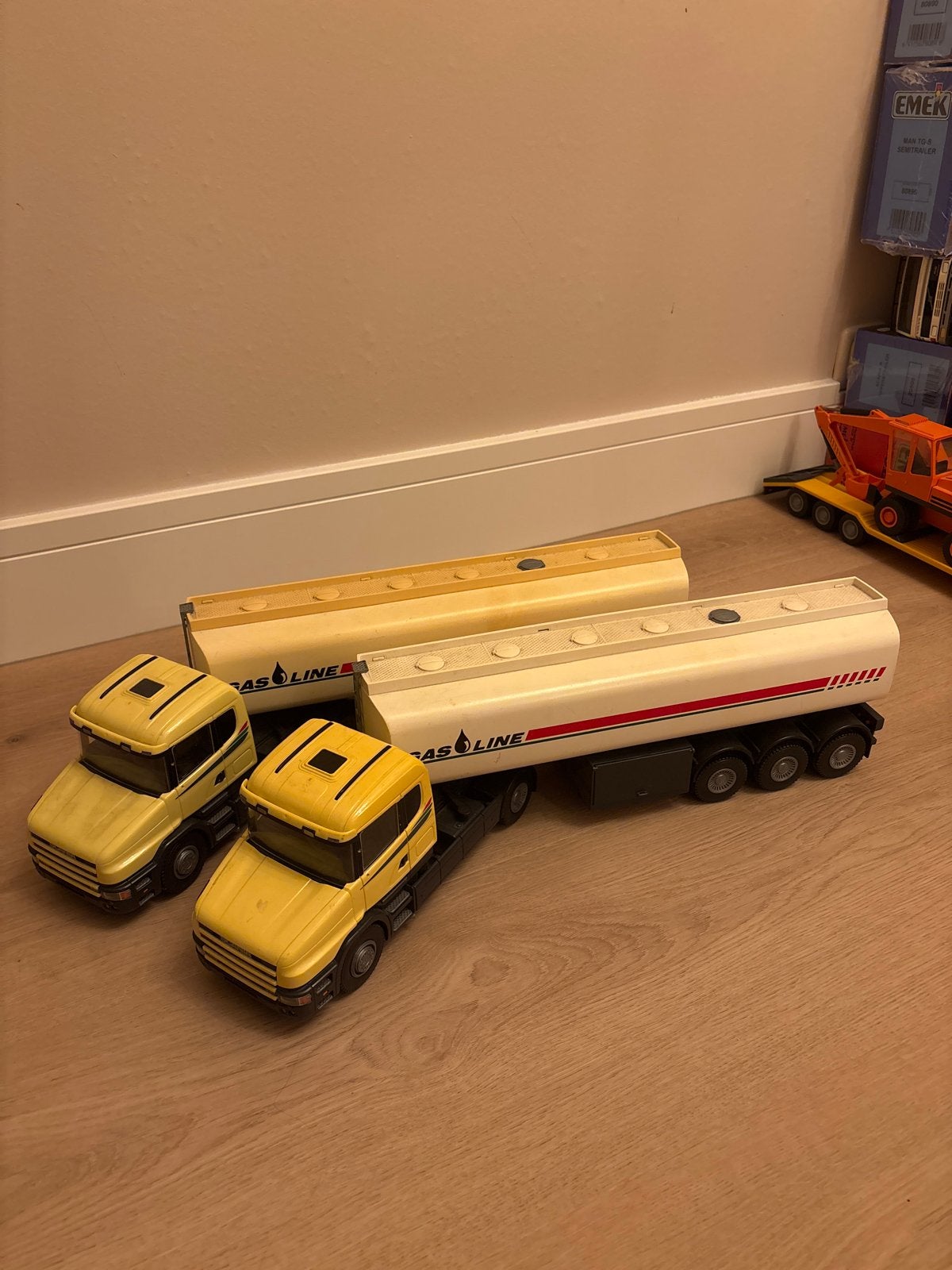 2x Emek Scania T144G 530 V8 Tanker GASLINE, Ophalen of Verzenden, Gebruikt, Bus of Vrachtwagen, Overige merken