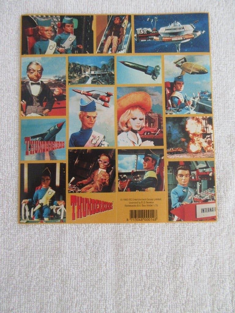 Stickervel Thunderbirds 1993 ., Ophalen of Verzenden, Overige figuren, Zo goed als nieuw, Plaatje, Poster of Sticker