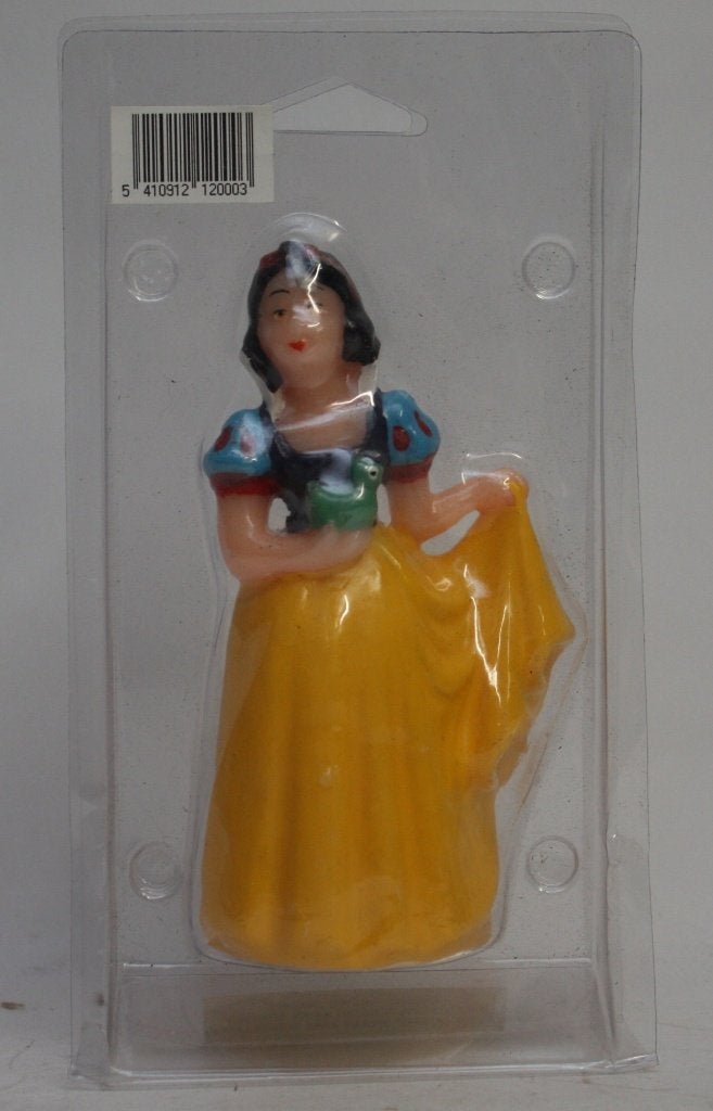 Sneeuwwitje kaars van plm 20 cm hoog, Disney, Beeldje of Figuurtje, Zo goed als nieuw, Disney