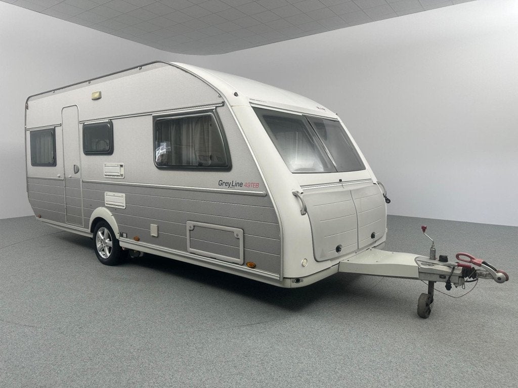 Kip Grey Line Special 49 TEB Enkele bedden Mover Voortent, Caravans en Kamperen, Caravans, Hordeur, Kip, Bedrijf, 1250 - 1500 kg