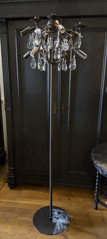 Linea Verdace vloerlamp Baroque kandelaar incl. lampjes VdlM, Huis en Inrichting, Lampen | Vloerlampen, Ophalen, Nieuw, Glas, 150 tot 200 cm