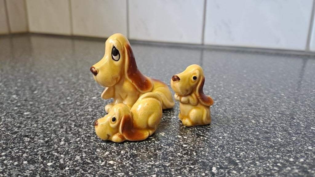 Vintage Vaga International beeldjes hondje, Ophalen of Verzenden, Bruin
