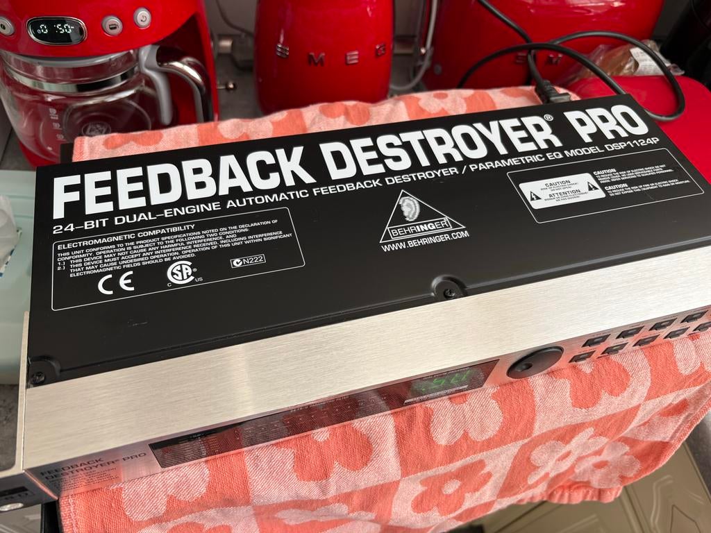 Behringer Feedback Destroyer Pro DSP1124P Equalizer, Muziek en Instrumenten, Effecten, Ophalen of Verzenden, Gebruikt, Equalizer