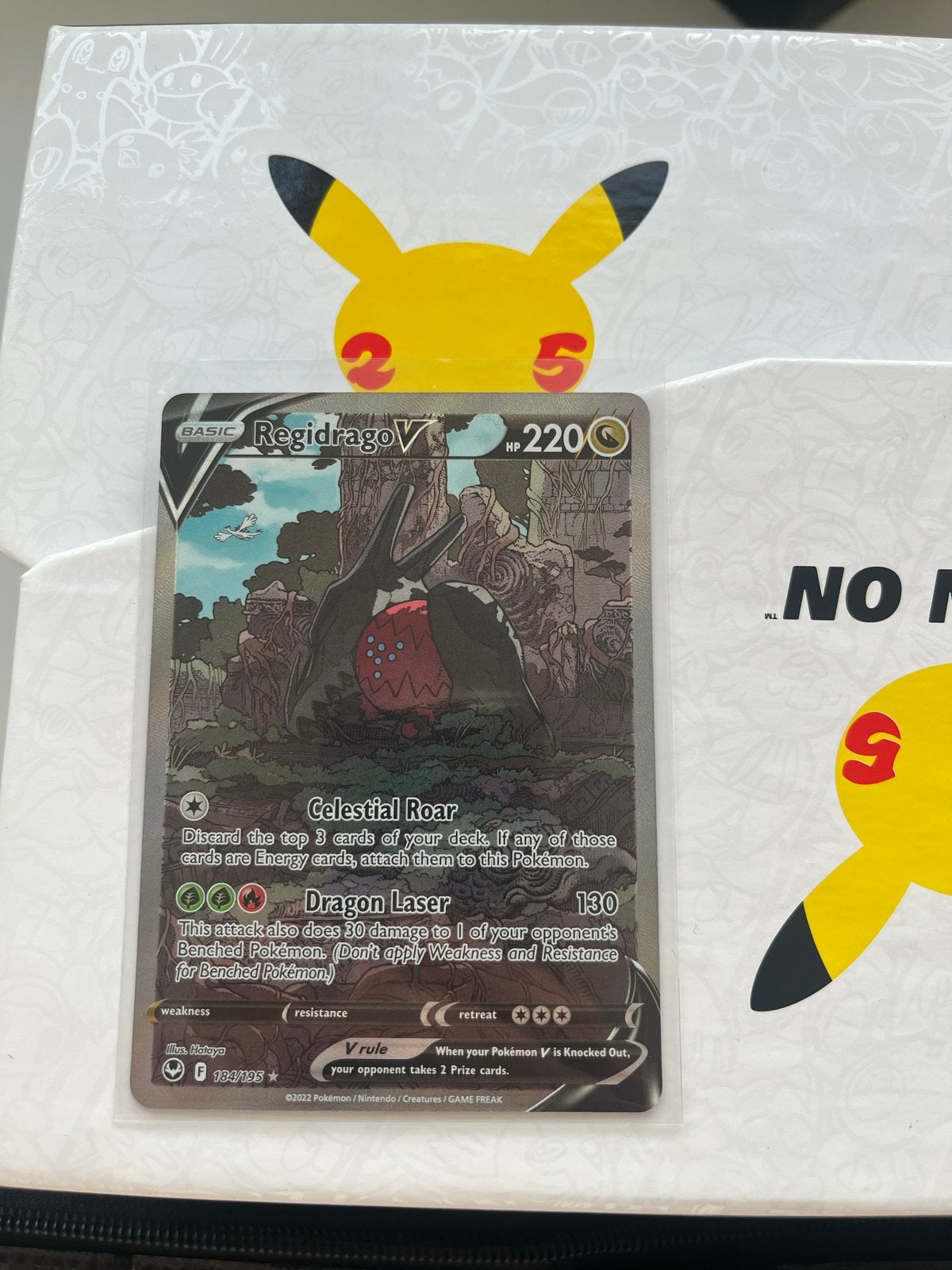 Pokémon TCG: Regidrago V (Full Art) - Astral Radiance, Ophalen of Verzenden, Zo goed als nieuw, Losse kaart