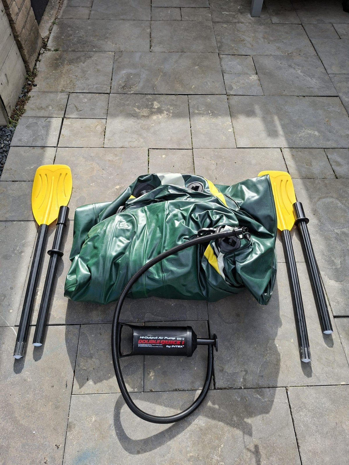 Intex Seahawk 2 opblaasboot met peddels en pomp, Ophalen, Gebruikt