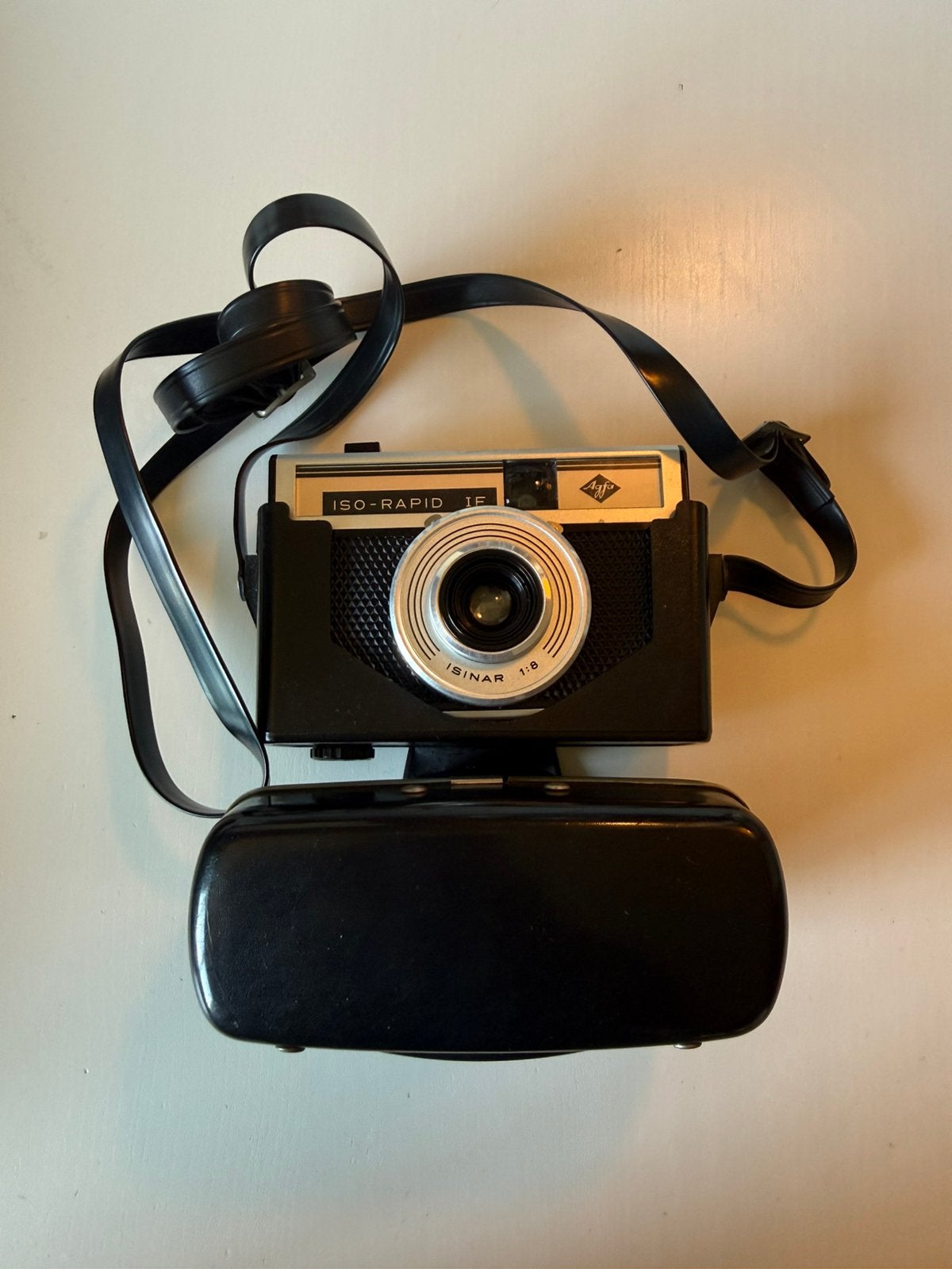 Agfa Iso-Rapid IF + Tas | Getest & Werkend (Jaren 60), Ophalen of Verzenden, Zo goed als nieuw, Compact, Overige Merken