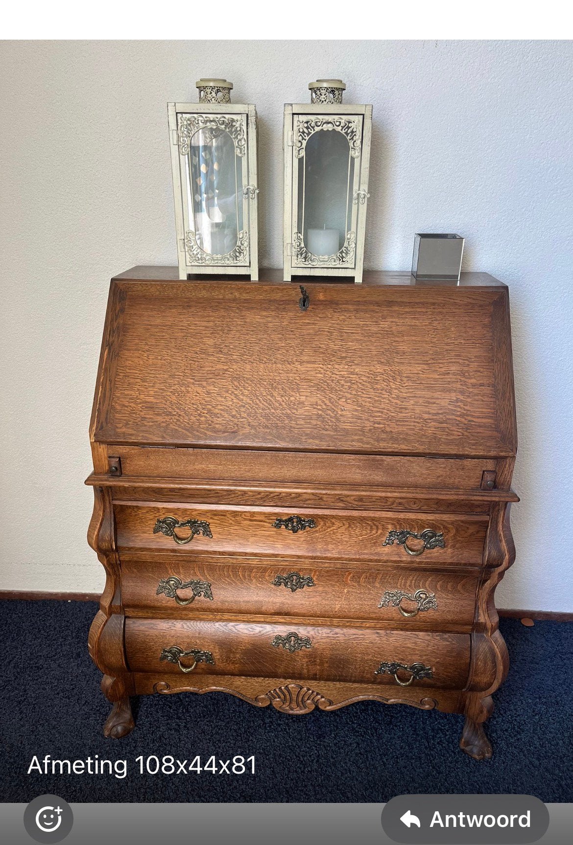 Secretaire , buikkast, Huis en Inrichting, Kasten | Secretaires, Ophalen, Gebruikt