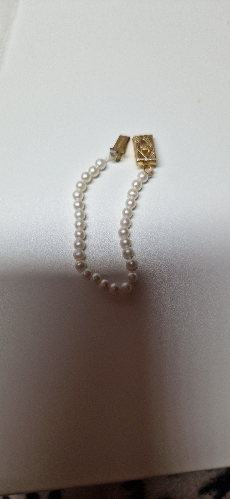 Barbie vintage lange parelketting, Ophalen of Verzenden, Gebruikt, Kleertjes