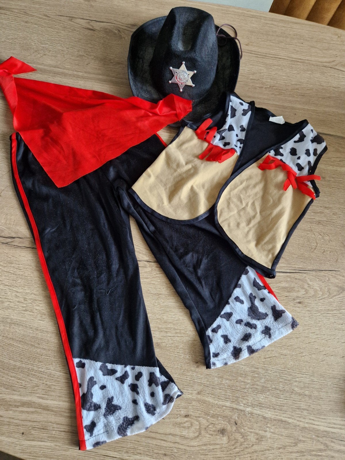 Cowboy/Deputy/Sheriff verkleedkleren maat 7-9 jaar, Ophalen of Verzenden, Zo goed als nieuw, 122 t/m 128, Jongen of Meisje