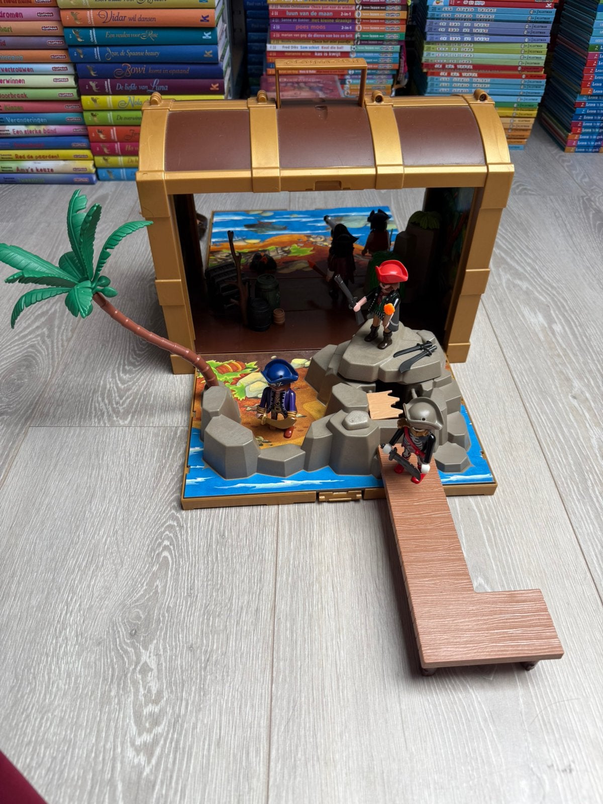 Playmobil meeneem piratenkist, Ophalen of Verzenden, Zo goed als nieuw