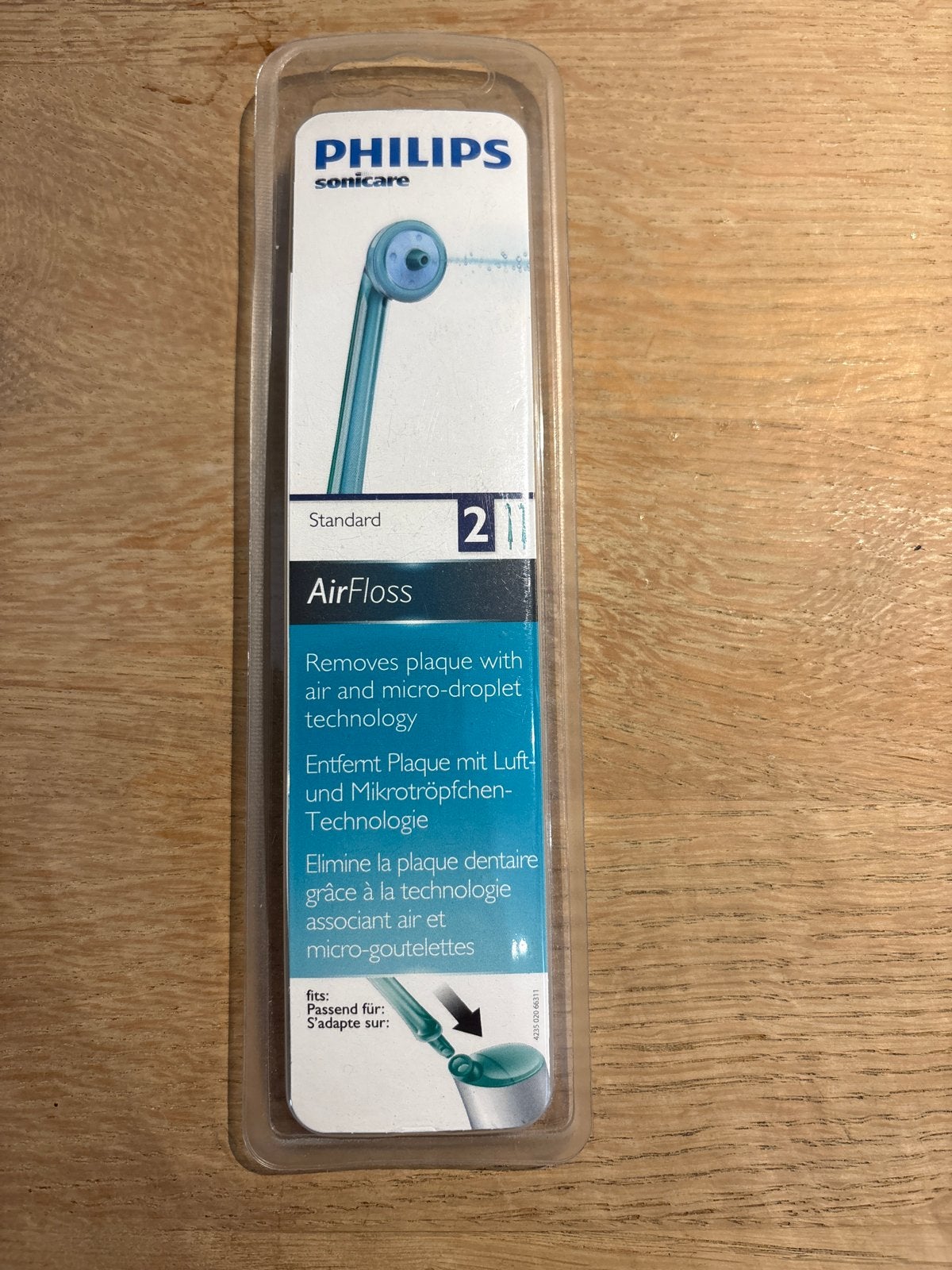 Philips Sonicare AirFloss Standard opzetstukken (2 stuks), Ophalen of Verzenden, Nieuw, Mondverzorging