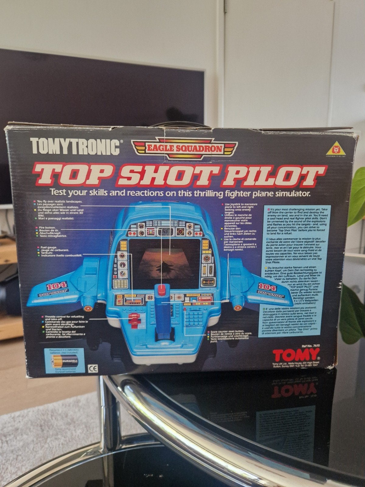 Table top Tomytronic Eagle Squadron Top Shot Pilot (Vintage), Spelcomputers en Games, Ophalen of Verzenden, Overige merken, Zo goed als nieuw