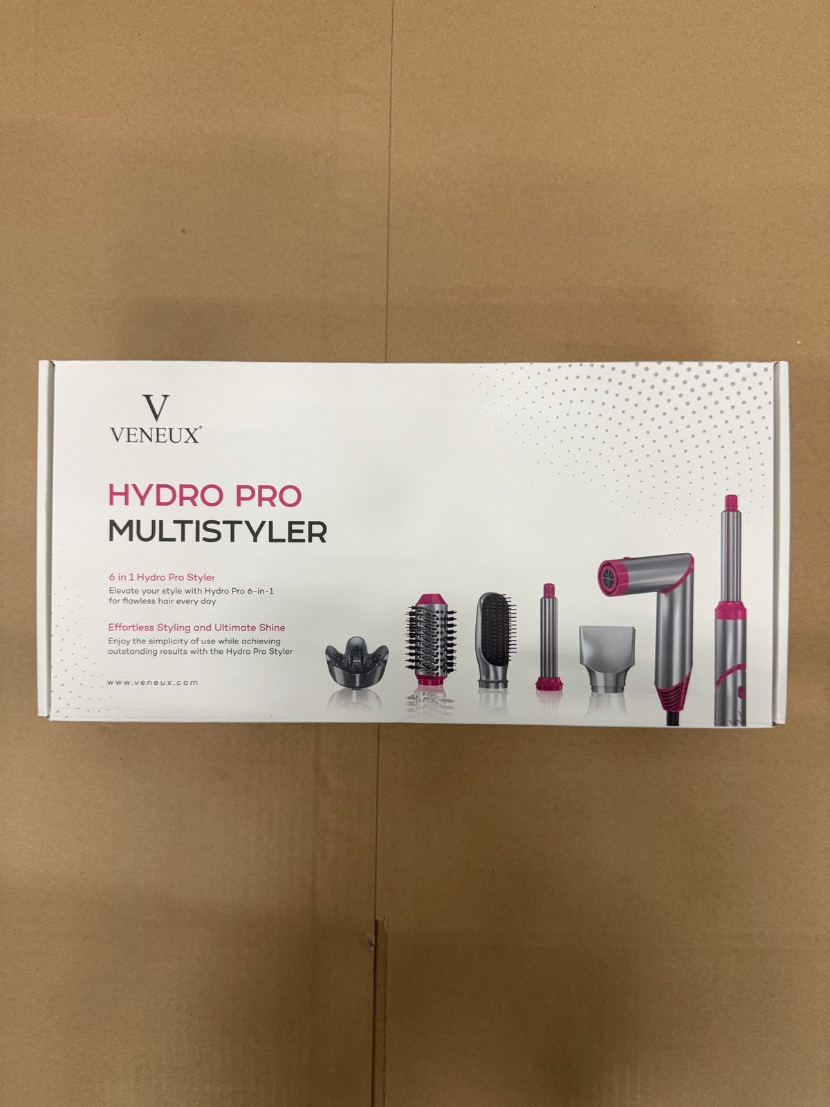 Veneux Hydro Pro Multistyler 6-in-1 Airstyler - Nieuw, Ophalen of Verzenden, Nieuw, Haarverzorging