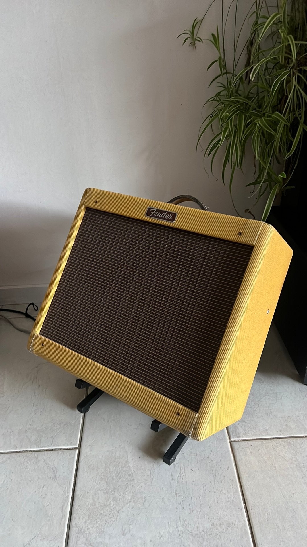Fender Blues Junior Tweed, Muziek en Instrumenten, Versterkers | Bas en Gitaar, Ophalen, Zo goed als nieuw, Minder dan 50 watt