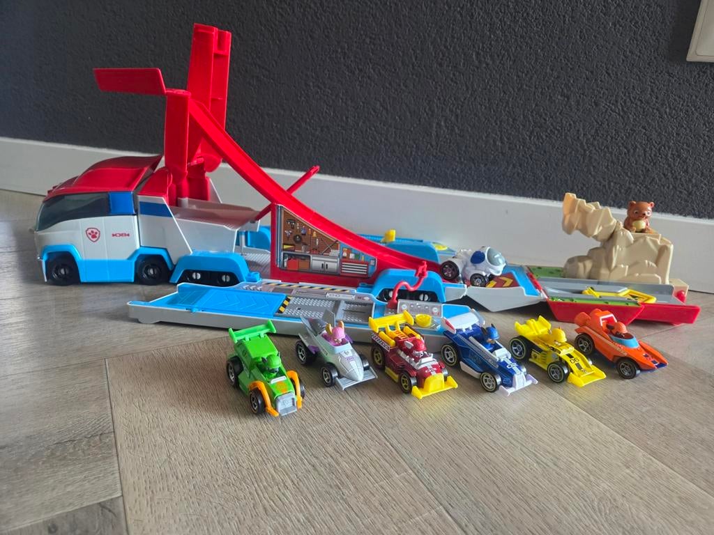 Paw Patrol Ready Race Rescue Mobile Pit Stop, Ophalen of Verzenden, Gebruikt