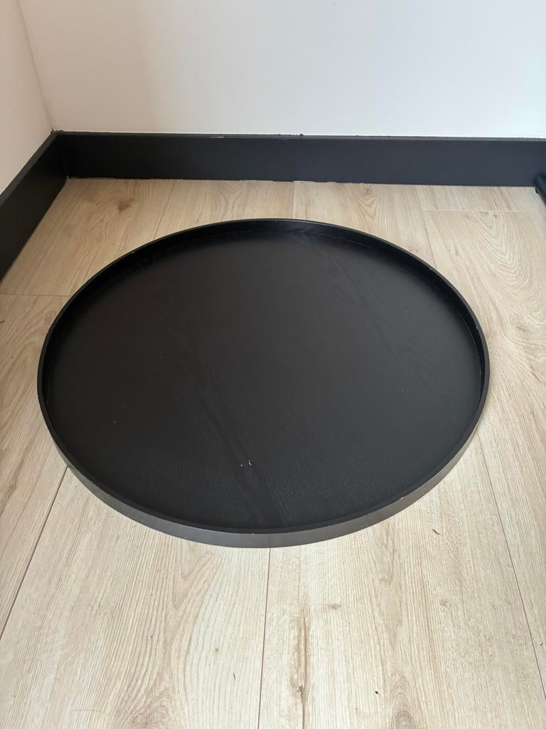 WOOOD Mesa dienblad, Huis en Inrichting, Tafels | Salontafels, Ophalen, 50 tot 100 cm, Rond, Zo goed als nieuw
