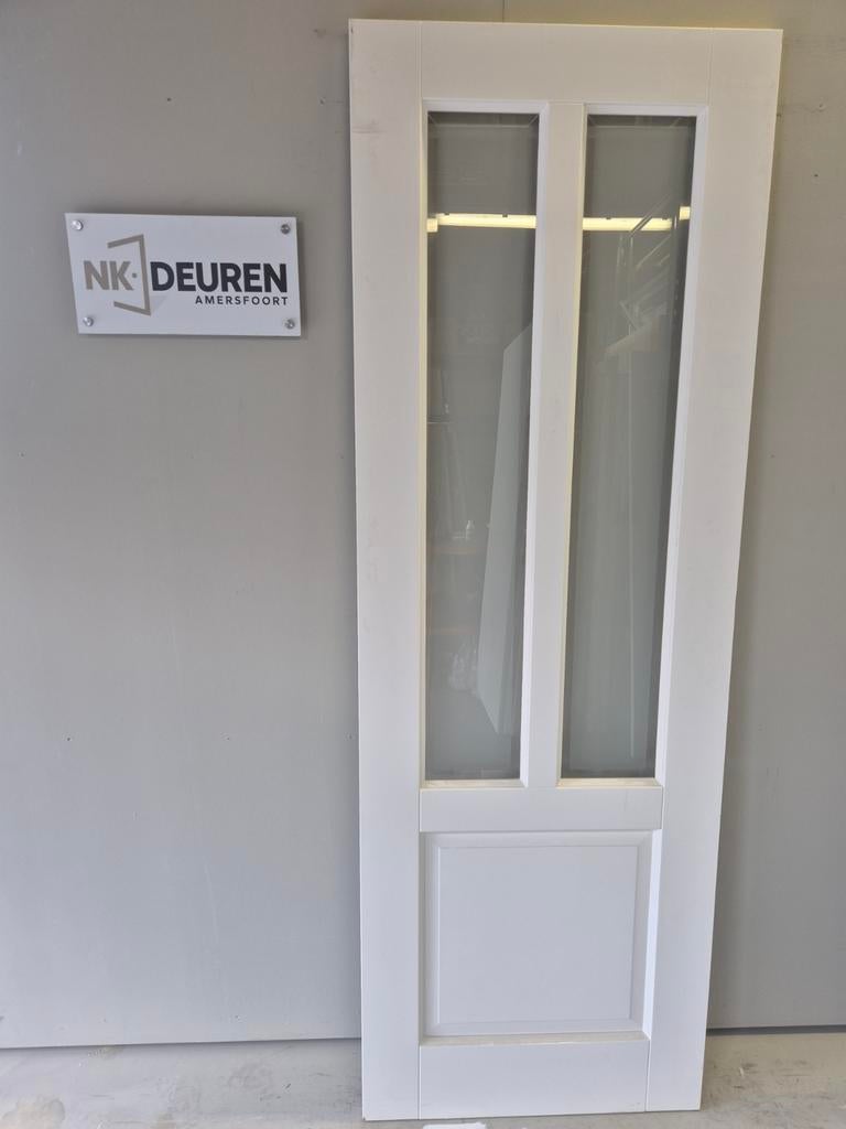 Skantrae paneeldeur incl glas (73x211,5) Stomp Ongebruikt, Doe-het-zelf en Verbouw, Deuren en Horren, Ophalen, Binnendeur, Nieuw
