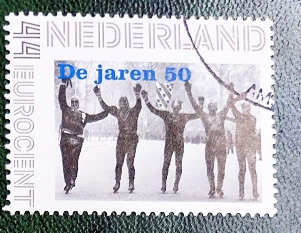 Persoonlijke postzegel De jaren 50 - 2, Verzenden, Na 1940, Gestempeld