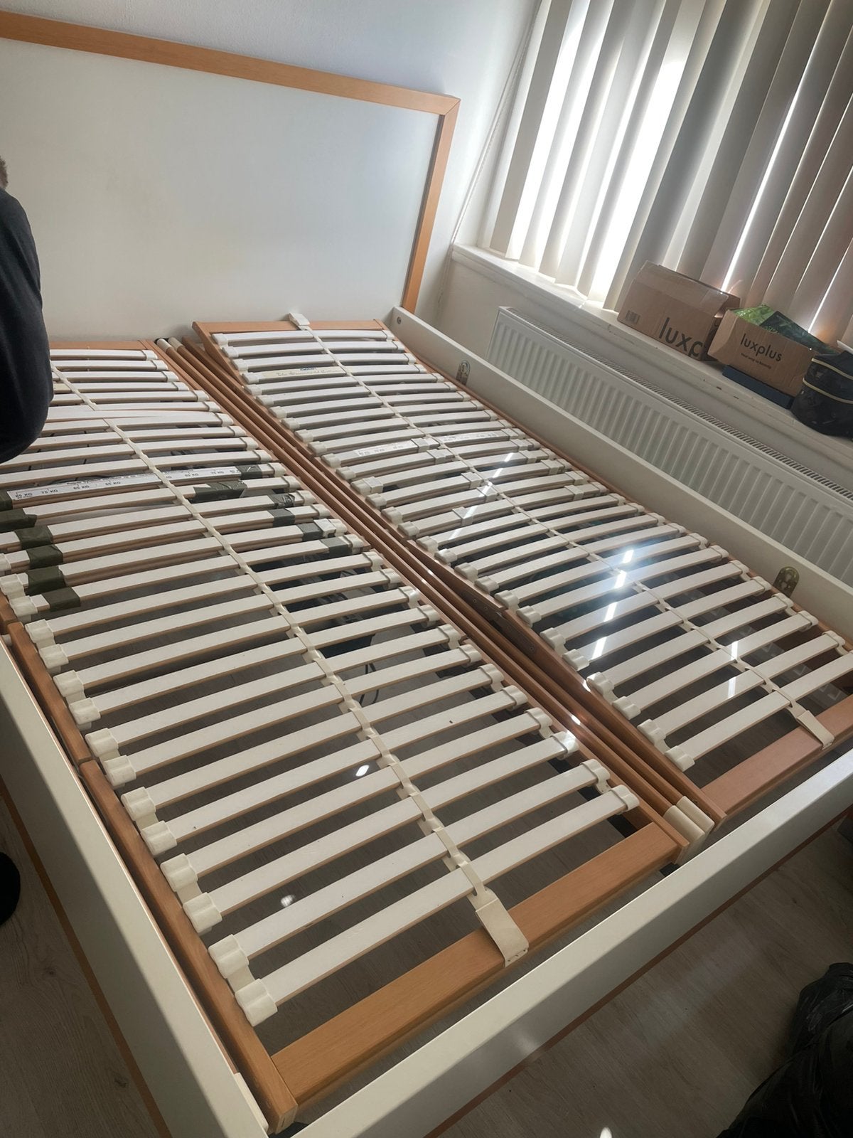 Elektrisch bed 2 personen, Tweepersoons, Ophalen of Verzenden, Zo goed als nieuw, 180 cm