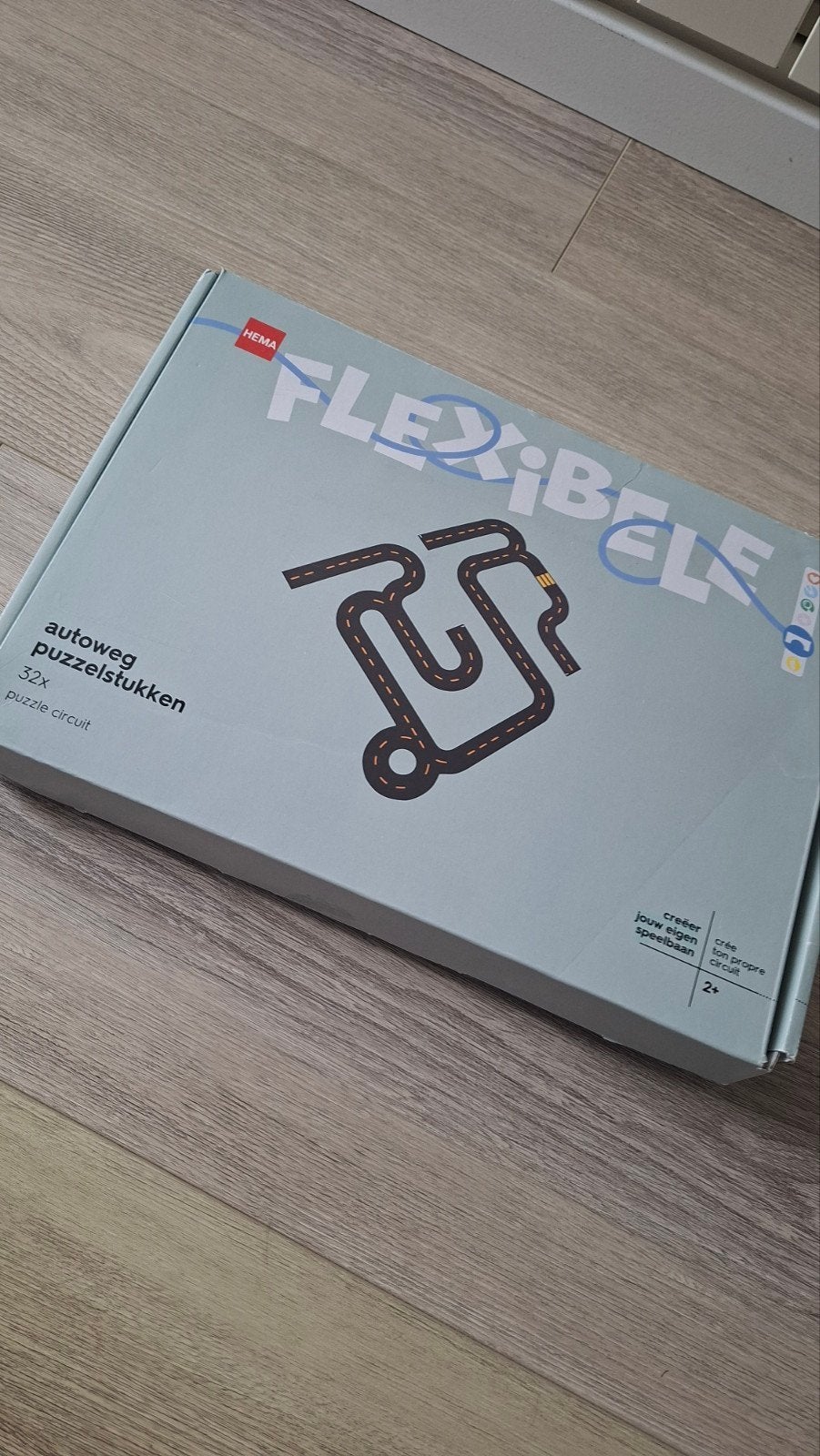 Hema Flexibele Autoweg Puzzelstukken - 32x, Ophalen of Verzenden, Zo goed als nieuw, Overige merken