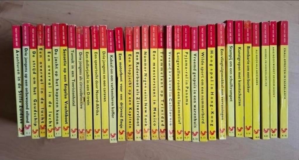 Bob Evers complete serie van 33 boeken - Jeugdboeken, Ophalen of Verzenden, Gelezen, W. van der Heide, Nederland
