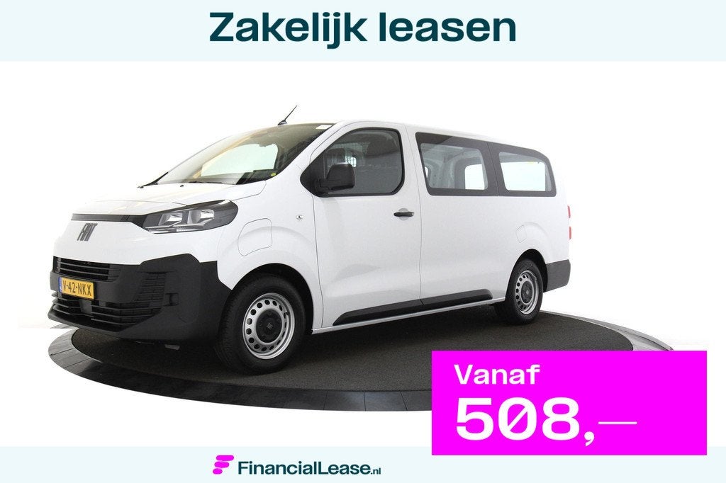 Fiat Scudo L3 75 kWh, Auto's, Bestelauto's, Bedrijf, Lease, Financial lease, 360° camera, Achteruitrijcamera, Airconditioning