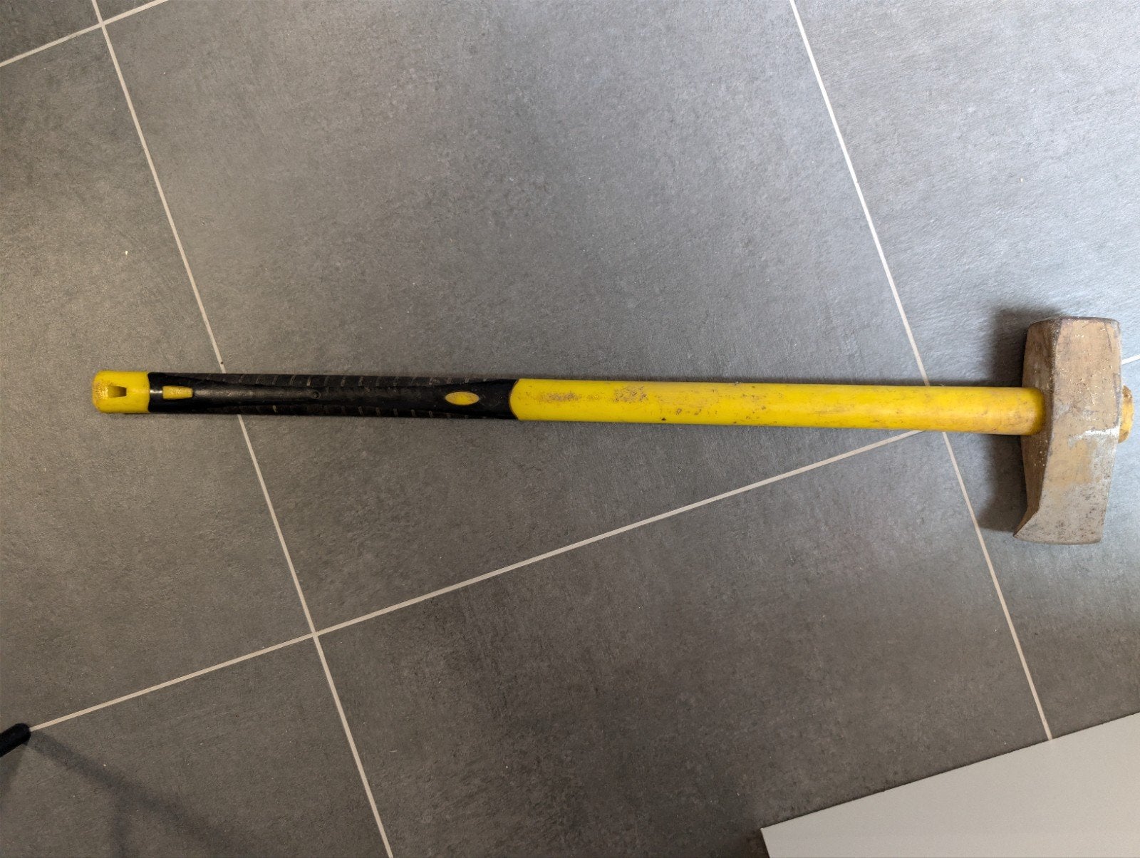 Moker 3kg, 85cm steel en composiet steel, Ophalen, Gebruikt, Hamer