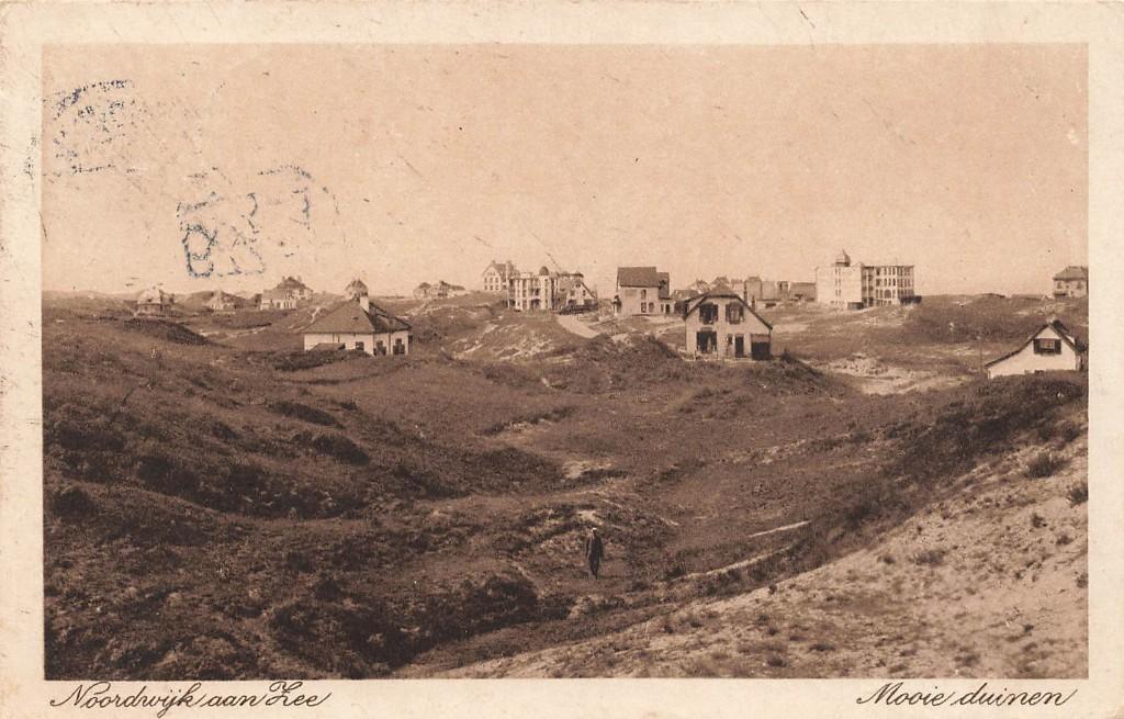 Noordwijk aan Zee, Mooie duinen  1916, Ophalen of Verzenden, Voor 1920, Gelopen, Zuid-Holland