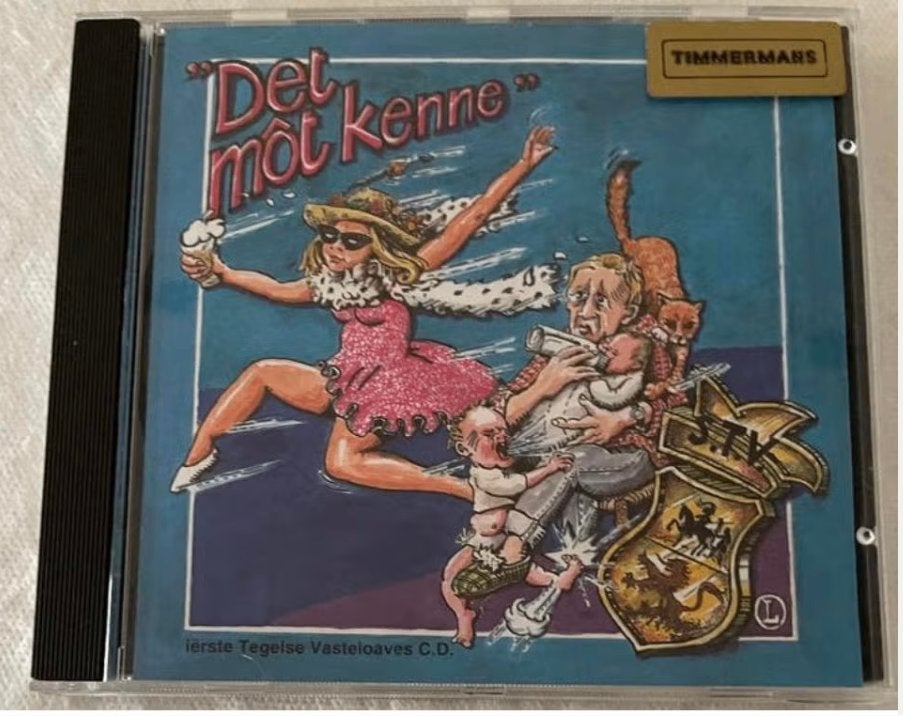 CD ierste Tegelse Vasteloaves cd Det môt Kenne 1992, Ophalen of Verzenden, Zo goed als nieuw, Streekmuziek
