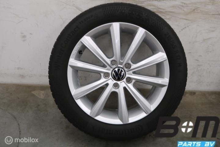 WINTER! ORIGINEEL! 17 inch velgen VW Passat 3G B8 3G0071497C, Banden en Velgen, 17 inch, Winterbanden