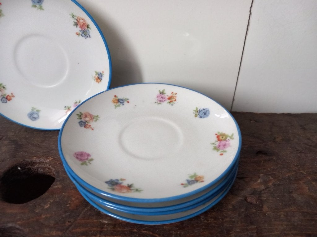 gratis verzenden superlieve vintage schoteltjes Frankrijk, Antiek en Kunst, Curiosa en Brocante, Ophalen of Verzenden