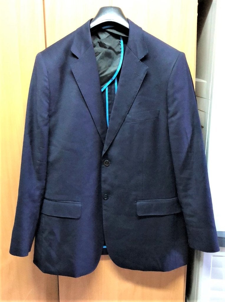 R.B Boston heren jas maat 27, Ophalen of Verzenden, Zo goed als nieuw, Overige maten, Blauw