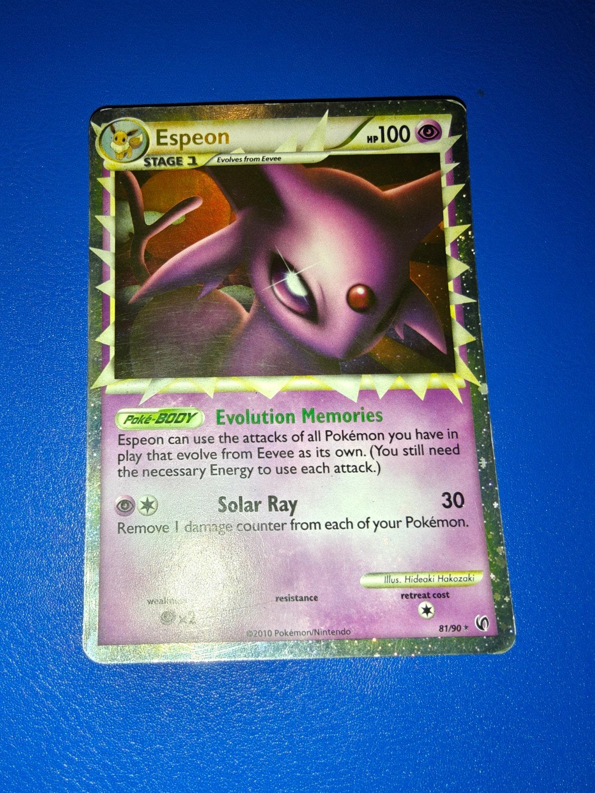 Espeon Prime Pokémon Kaart (81/90) - HeartGold & SoulSilver, Hobby en Vrije tijd, Verzamelkaartspellen | Pokémon, Ophalen of Verzenden