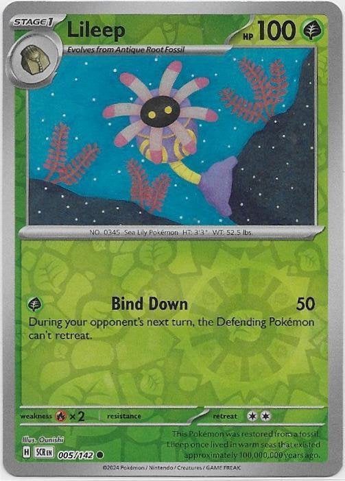 Stellar Crown,  Lileep [reverse] 5/142, Verzenden, Nieuw, Losse kaart