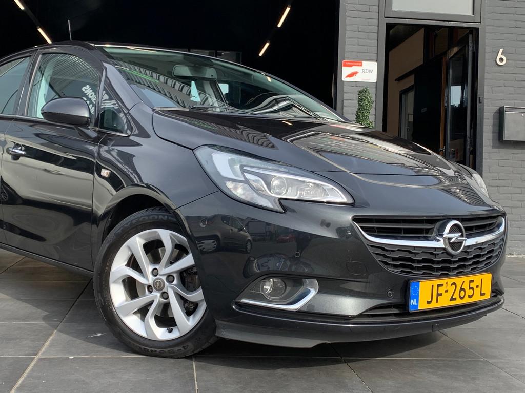 Opel Corsa 1.0 Turbo Cosmo|Airco|Camera|NAVI|Trekhaak|NAP, Auto's, Opel, Voorwielaandrijving, Gebruikt, Met garantie (alle), Leder en Stof