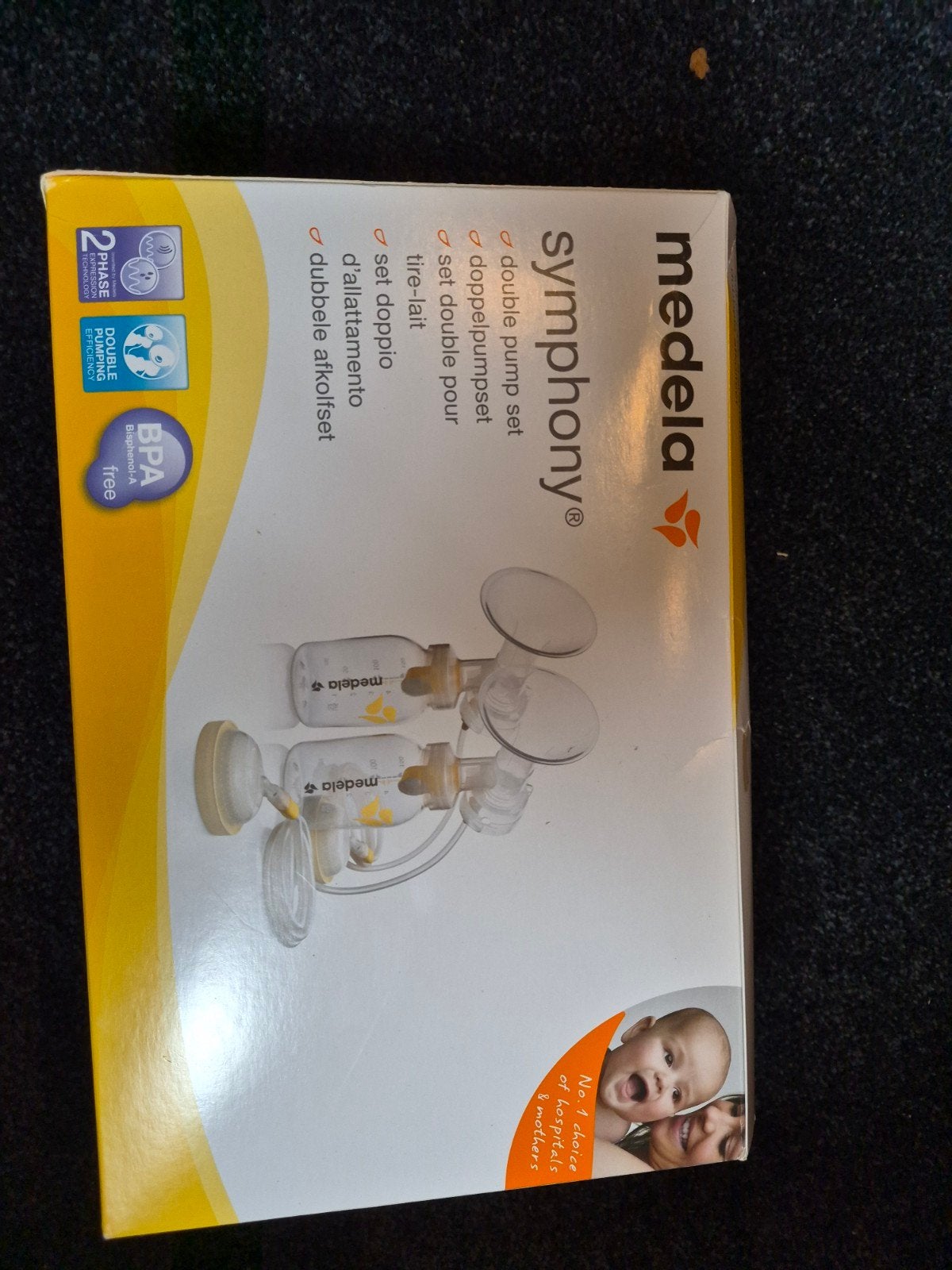 Set voor de (huur) kolf van Medela (symphony), Kinderen en Baby's, Babyvoeding en Toebehoren, Ophalen of Verzenden, Borstkolf