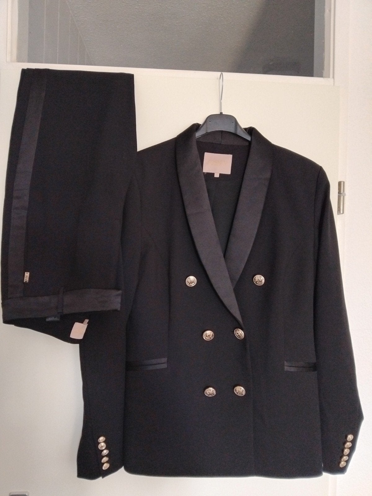 Josh V Bodien pak - Zwart met gouden knopen maat xl, Zwart, Maat 46/48 (XL) of groter, Ophalen of Verzenden, Zo goed als nieuw