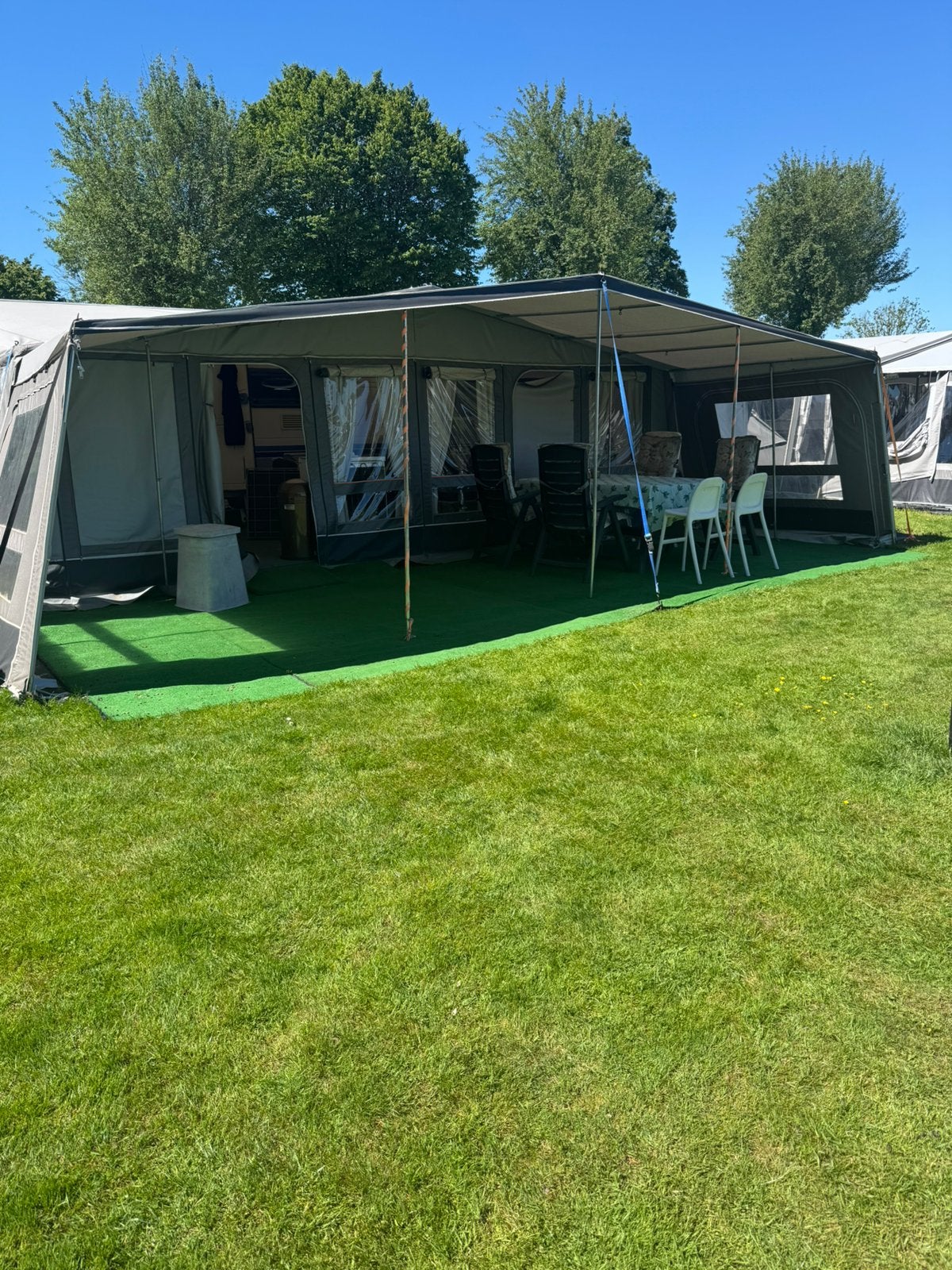 Hobby prestige 650, Caravans en Kamperen, Caravans, Rondzit, Hobby, Koelkast, Frans bed