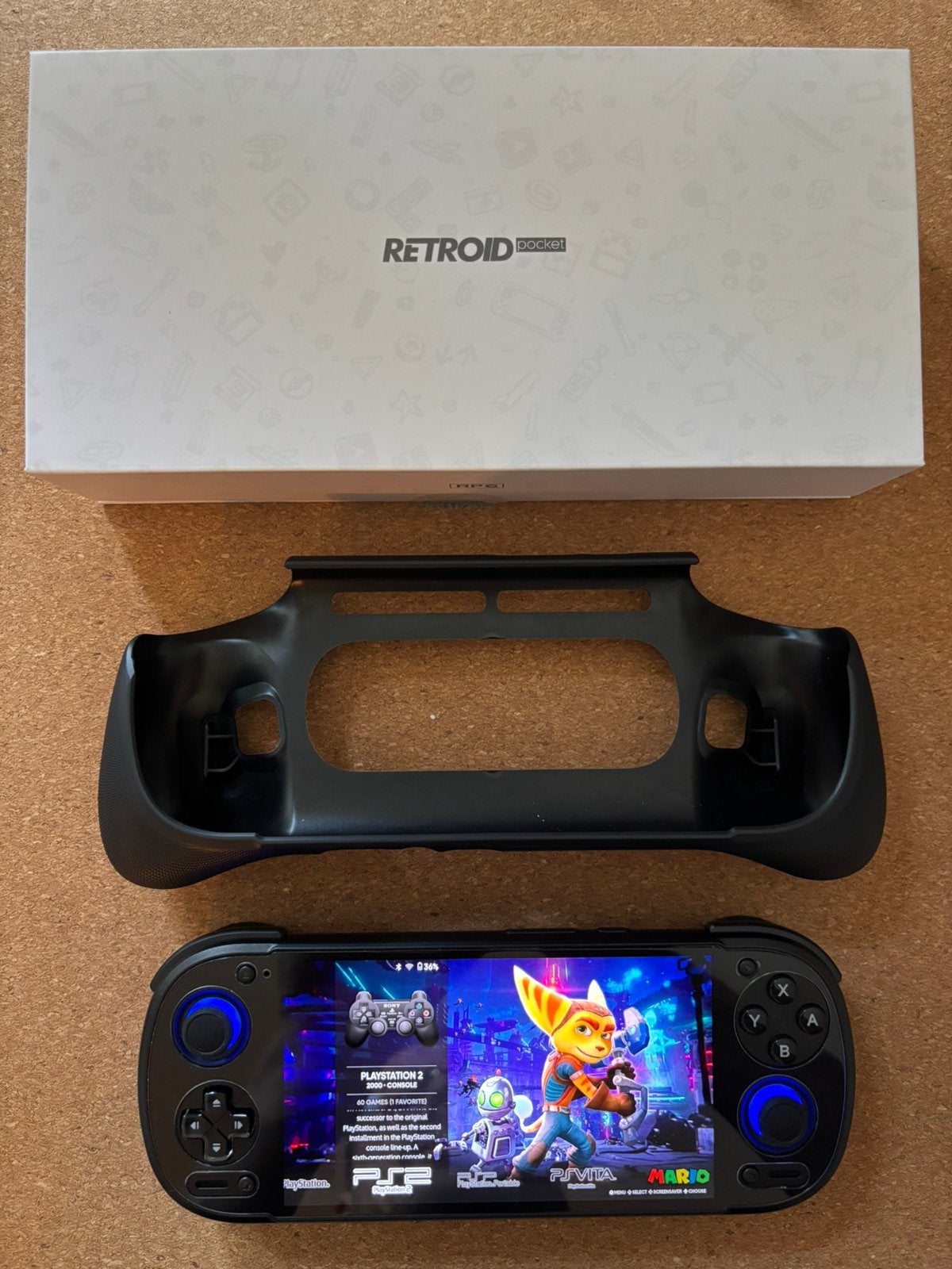 Retroid Pocket 6 (12GB ram!), Spelcomputers en Games, Spelcomputers | Overige, Ophalen of Verzenden, Zo goed als nieuw