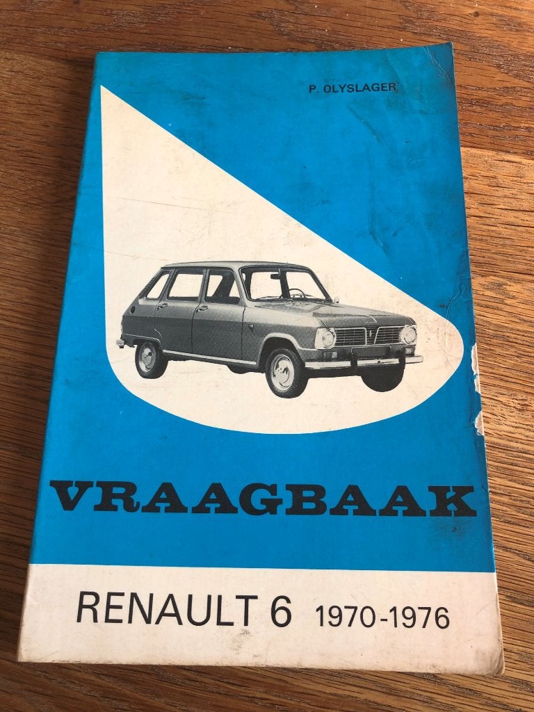 P. Olyslager Vraagbaak Renault 6 1970-1976, Ophalen