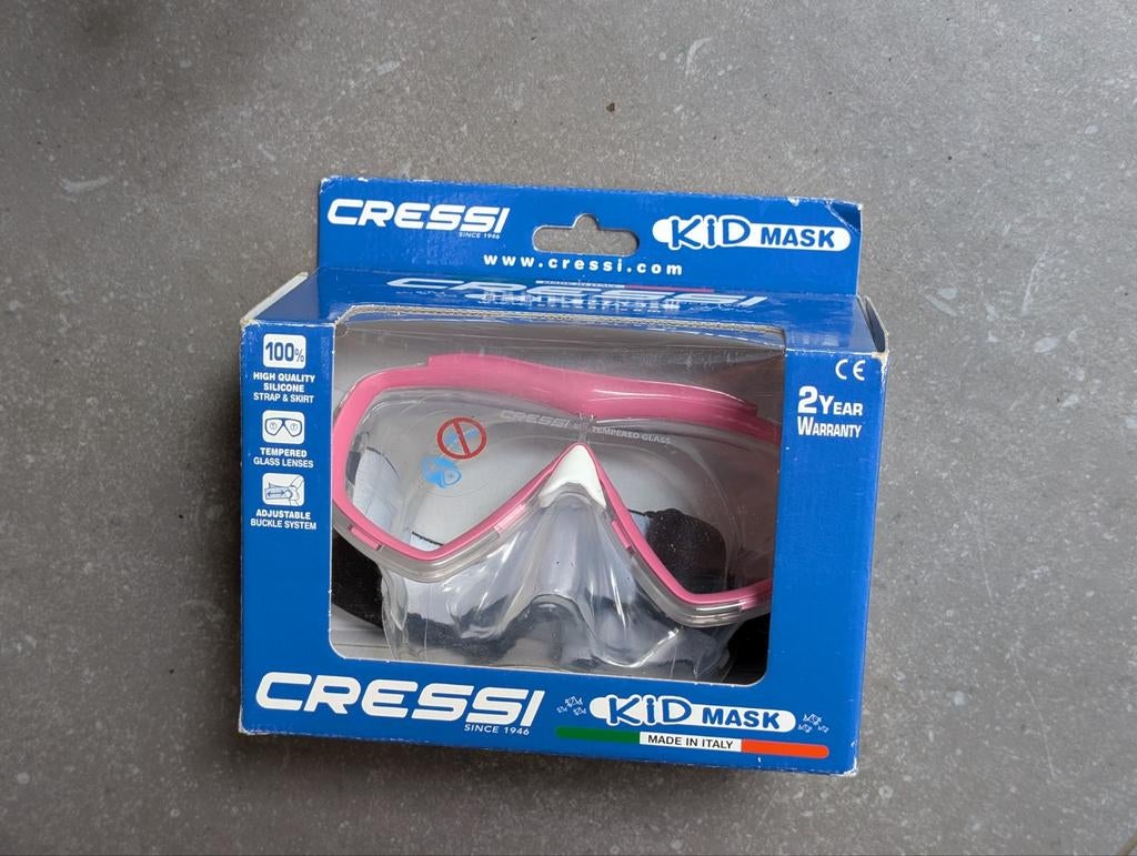 Cressi Kid Mask - Roze Duikbril voor Kinderen, Ophalen of Verzenden, Nieuw, Duikbril of Snorkel