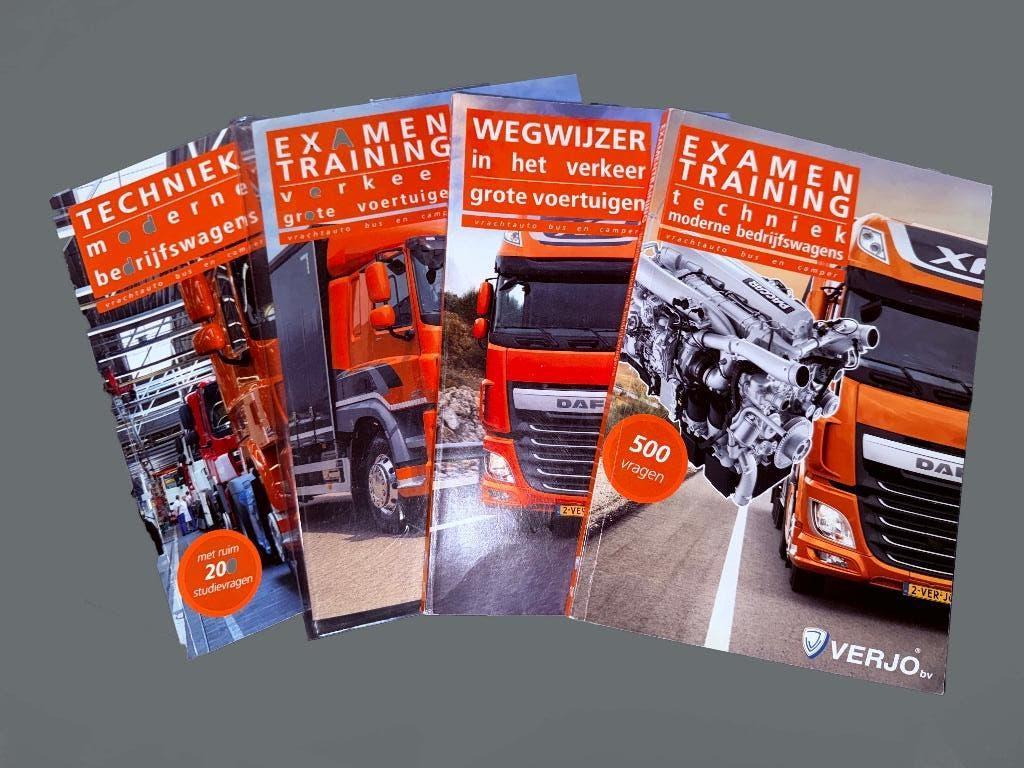Complete theorie set Vrachtauto,Bus & Camper Verjo, Autotechniek, Diverse auteurs, Ophalen of Verzenden, Zo goed als nieuw