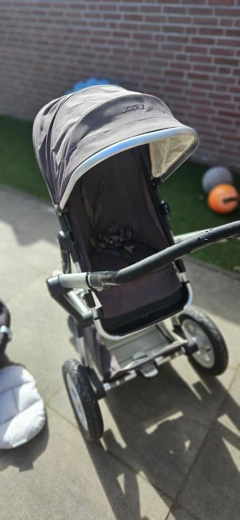 Joolz Day 3-in-1 kinderwagen compleet antraciet maxi-cosi, Gebruikt, Verstelbare duwstang, Ophalen, Kinderwagen