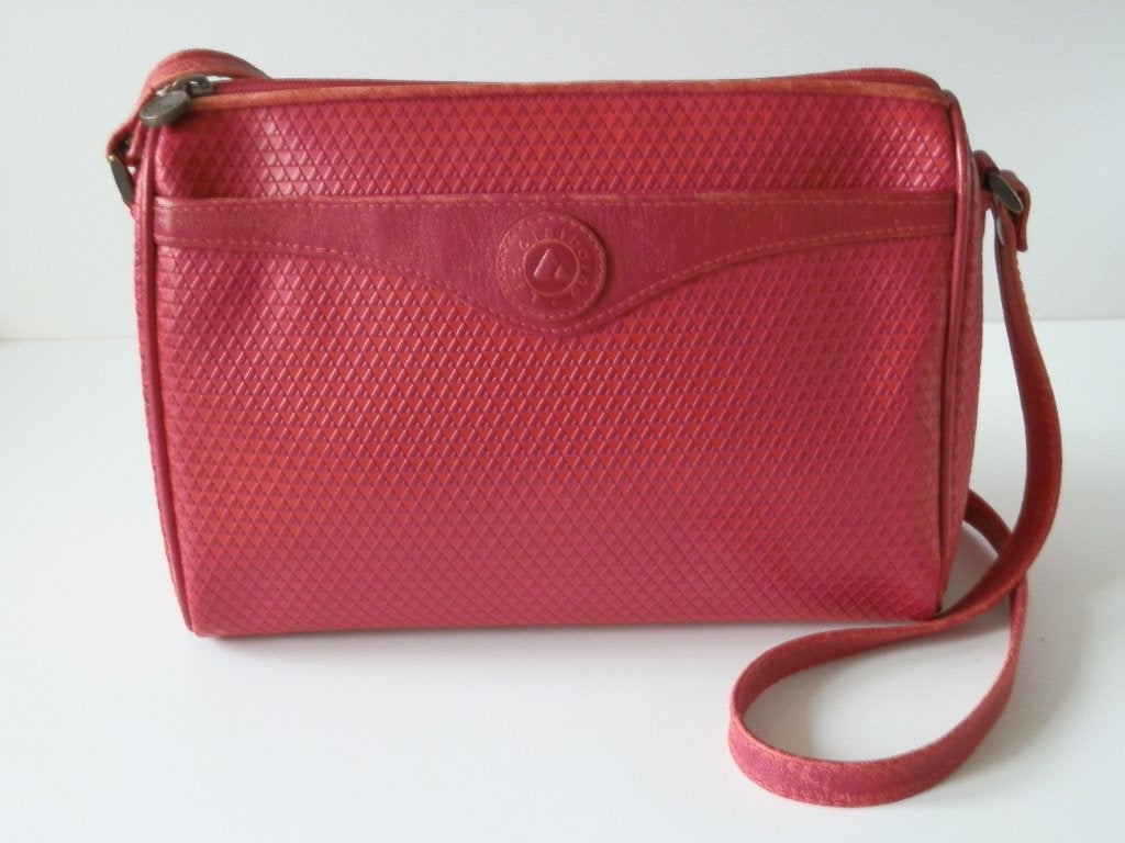 Liz Claiborne damestas . Leer., Ophalen of Verzenden, Zo goed als nieuw, Rood, Overige typen