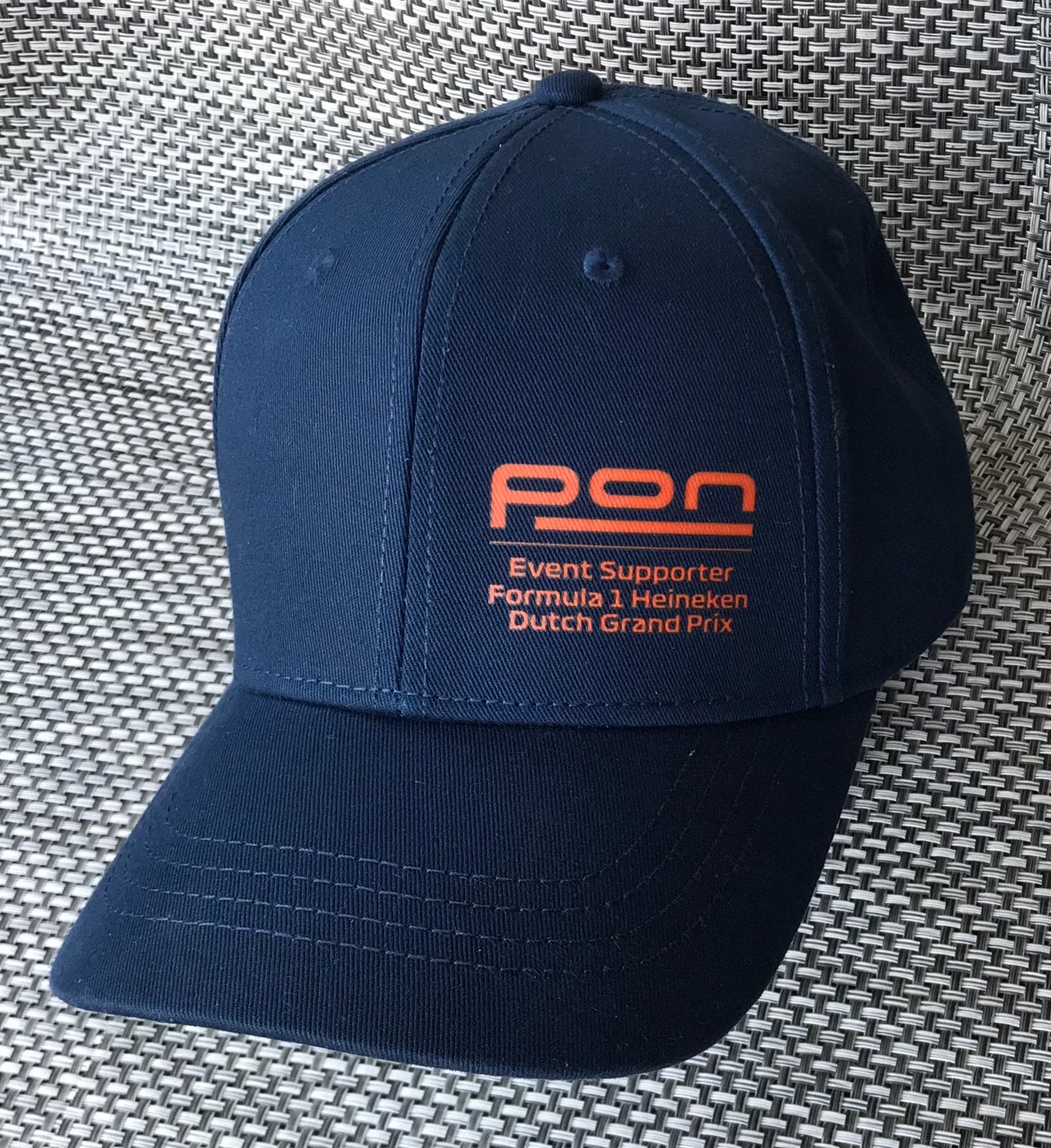 Dark Blue PON Dutch Grand Prix Formula 1 Cap/Pet (King Cap), King Cap, Nieuw, Pet, One size fits all
